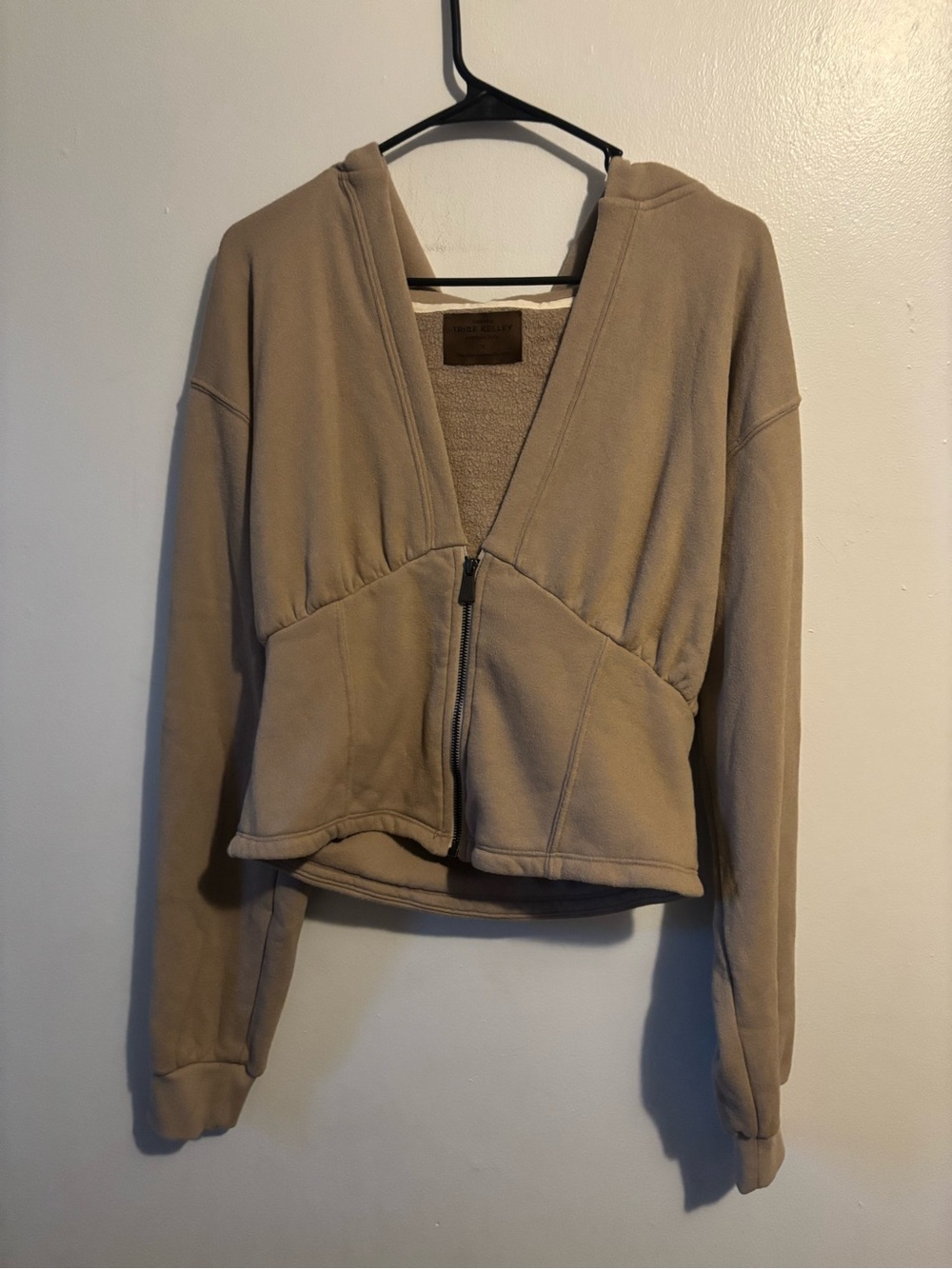 Tribe Kelley Back Home Butter Corset Zip Hoodie